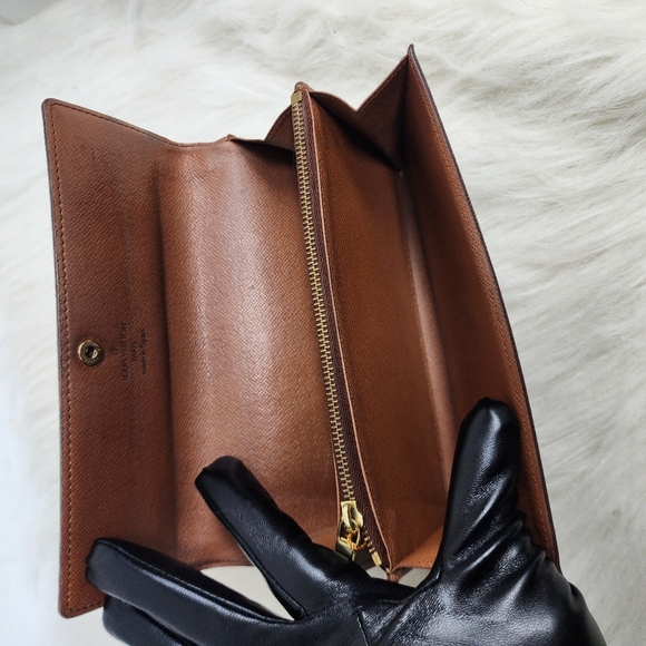 AUTH VINTAGE LOUIS VUITTON long wallet in monogram - Picture 8 of 14